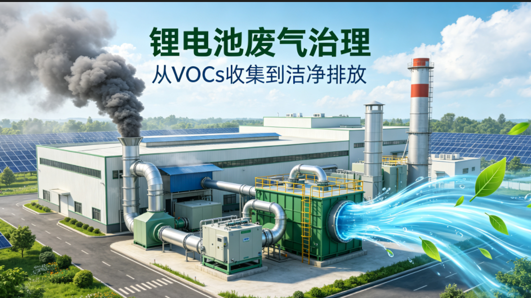 资讯分享 ▎浅谈锂电池行业VOCs废气治理思路